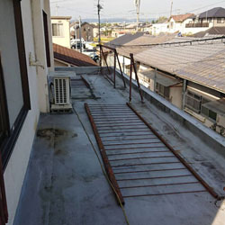 ベランダ手すり撤去